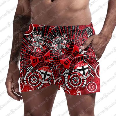 Personalize Men Short Supporter AFL NAIDOC AFLNAIDOC004