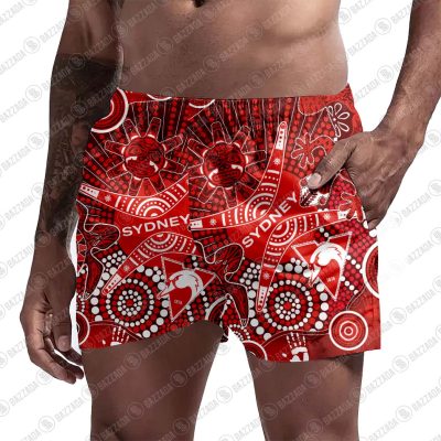Personalize Men Short Supporter AFL NAIDOC AFLNAIDOC005