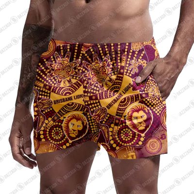 Personalize Men Short Supporter AFL NAIDOC AFLNAIDOC002