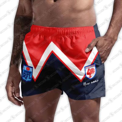 Personalize Men Short Supporter NRL Vintage Heritage NRLVTG001