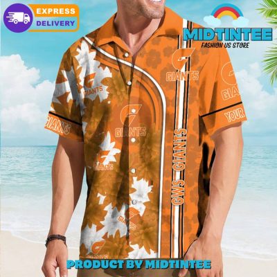 GWS Giants AFL Personalized Hawaiian Shirt