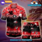 Georgia Bulldogs Logo Combo Hawaiian Shirt Shorts - demo10