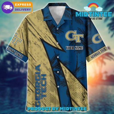 Georgia Tech Yellow Jackets Personalized Hawaiian Shirt Trending Summer