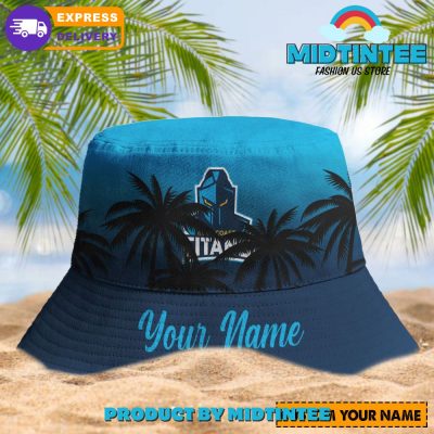 Gold Coast Titans NRL Personalized Bucket Hat - Midtintee