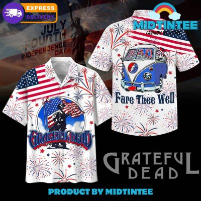 Grateful Dead American Fare Thee Well Hawaiian Shirt