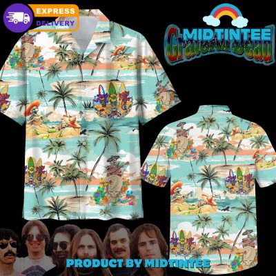Grateful Dead By The Sea Hawaiian Shirt