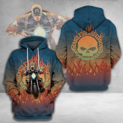 Harley Davidson Motocycle 3D Printed Hoodie/Zipper Hoodie - d382eb79eef0 - Hot Sale 2025