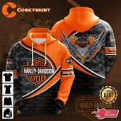 Harley Davidson 3D Printed Hoodie/Zipper Hoodie - 4wfswwewfs- Hot Sale 2025