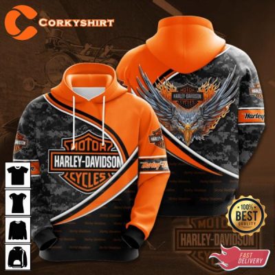 Harley Davidson 3D Printed Hoodie/Zipper Hoodie - 4wfswwewfs- Hot Sale 2025