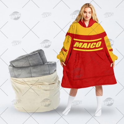 Vintage Maico Motocross MX Enduro dirt bike oodie blanket hoodie snuggie hoodies - OldSchoolThings - Personalize Your Own New & Retro Sports Jerseys, Hoodies, T Shirts