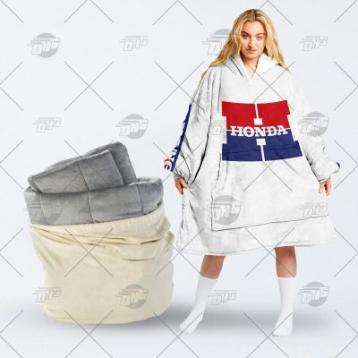 Vintage 80’s Honda Motocross MX Enduro Enduro dirt bike oodie blanket hoodie snuggie hoodies - OldSchoolThings - Personalize Your Own New & Retro Sports Jerseys, Hoodies, T Shirts