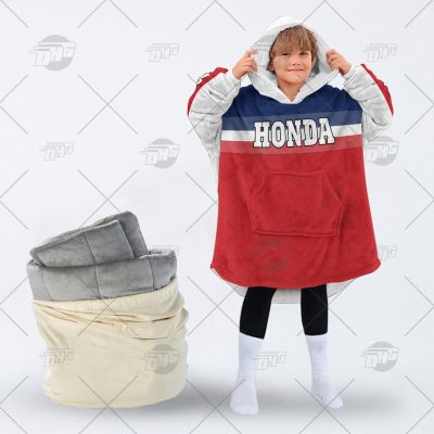 Personalized Dirt Bike Motocross HONDA Racing Team 80s Vintage Retro oodie blanket hoodie snuggie hoodies - OldSchoolThings - Personalize Your Own New & Retro Sports Jerseys, Hoodies, T Shirts