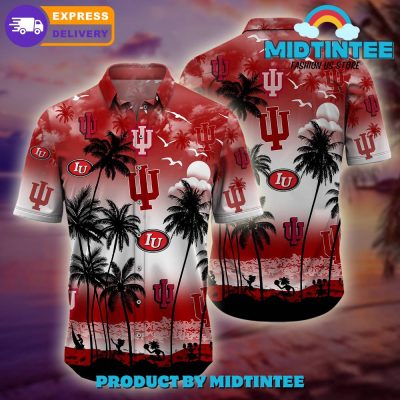 Indiana Hoosiers Logo Combo Hawaiian Shirt, Shorts