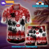 Indiana Hoosiers Logo Combo Hawaiian Shirt Shorts - demo10