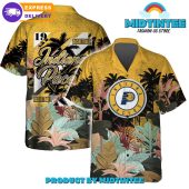 Indiana Pacers Team Pattern Tropical Combo Hawaiian Set - demo10