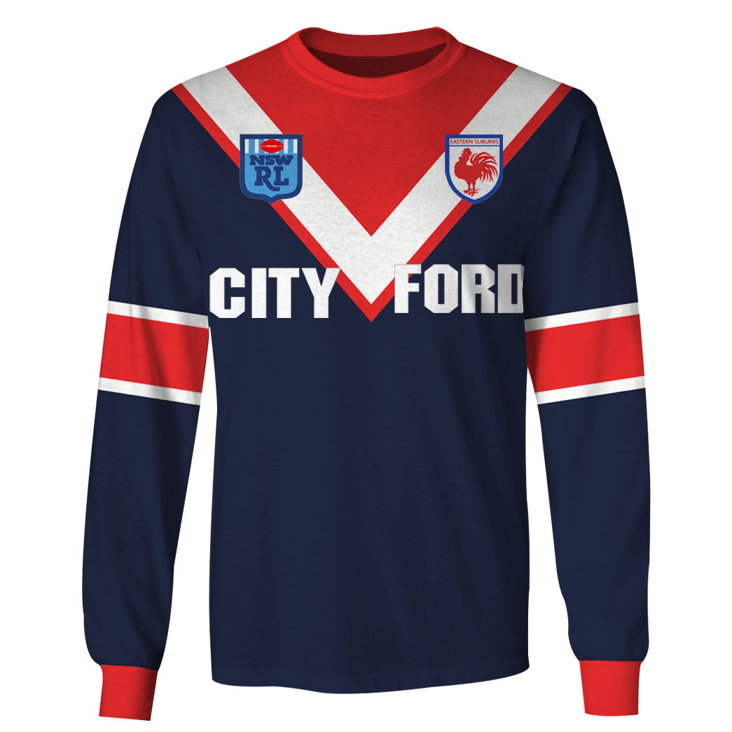 Personalize name Sydney Rooster NRL 1980s Home Jersey - OldSchoolThings - Personalize Your Own New & Retro Sports Jerseys, Hoodies, T Shirts