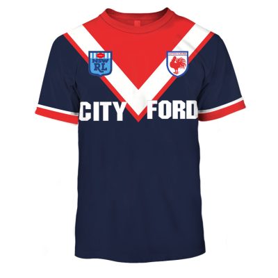 Personalize name Sydney Rooster NRL 1980s Home Jersey - OldSchoolThings - Personalize Your Own New & Retro Sports Jerseys, Hoodies, T Shirts