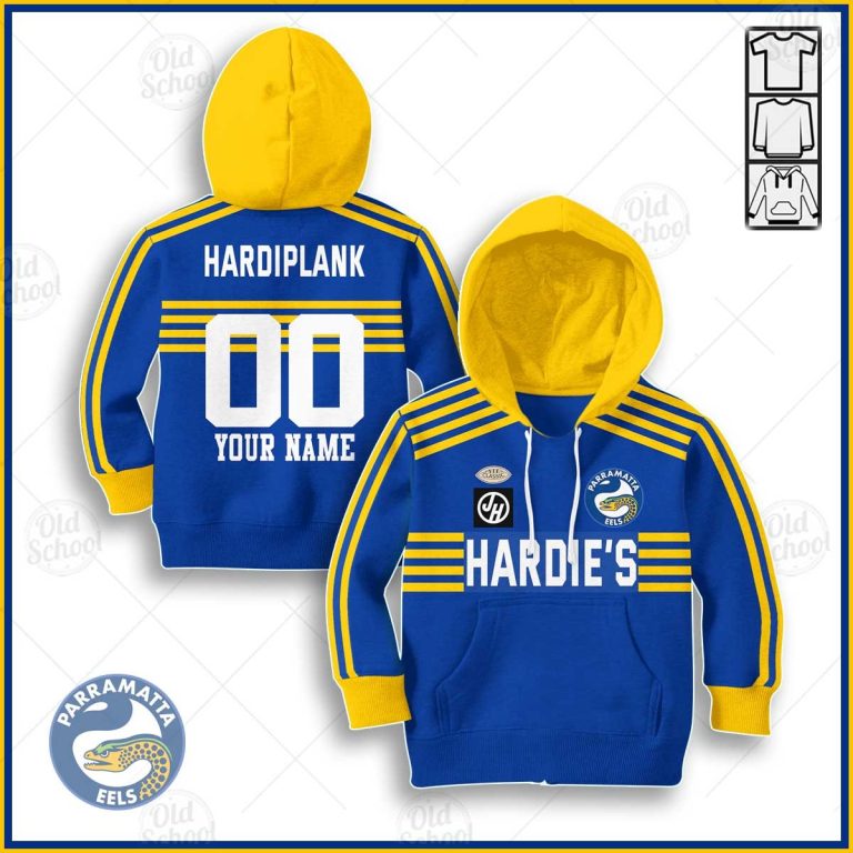 Personalize Parramatta Eels 1982 ARL/NRL Vintage Retro Jersey for Kids - OldSchoolThings - Personalize Your Own New & Retro Sports Jerseys, Hoodies, T Shirts