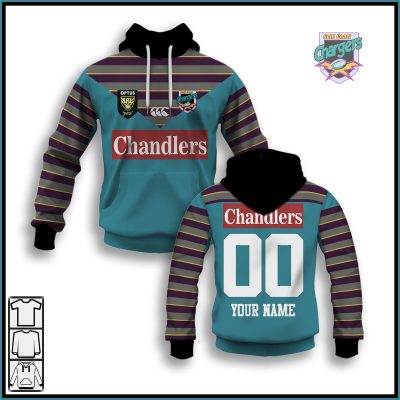 Personalised Gold Coast Chargers ARL/NRL 1997 Home Jersey - OldSchoolThings - Personalize Your Own New & Retro Sports Jerseys, Hoodies, T Shirts