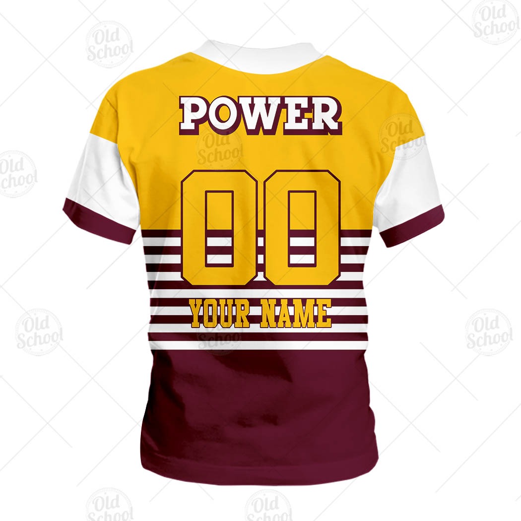 Personalize BRISBANE BRONCOS 1988 ARL/NRL Vintage Retro Heritage Jersey for Kids - OldSchoolThings - Personalize Your Own New & Retro Sports Jerseys, Hoodies, T Shirts