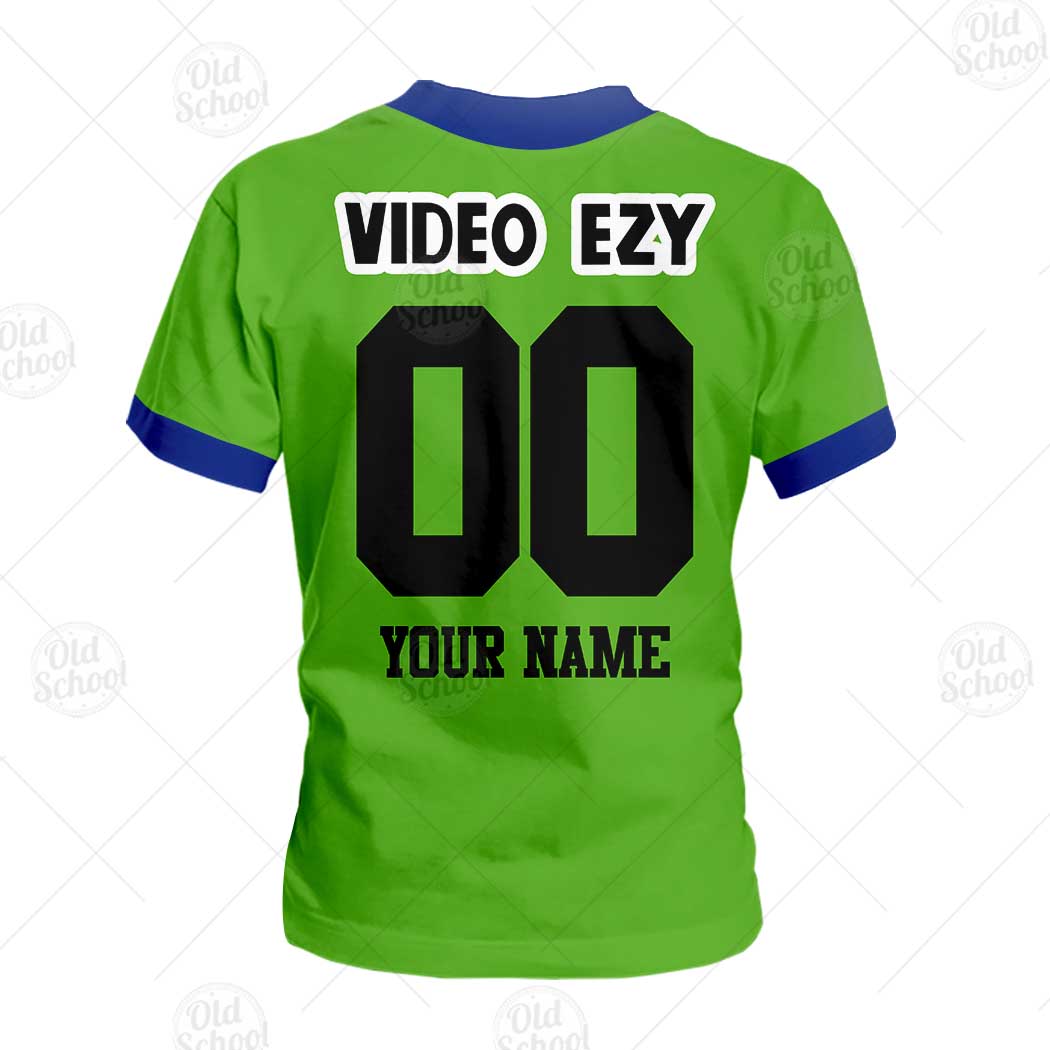 Personalize Canberra Raiders 1990 Video Ezy ARL/NRL Vintage Retro Heritage Jersey for Kids - OldSchoolThings - Personalize Your Own New & Retro Sports Jerseys, Hoodies, T Shirts