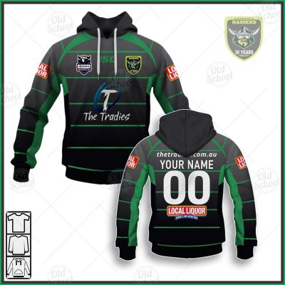Personalise NRL Canberra Raiders 2011 Vintage Retro Alternate Jersey - OldSchoolThings - Personalize Your Own New & Retro Sports Jerseys, Hoodies, T Shirts