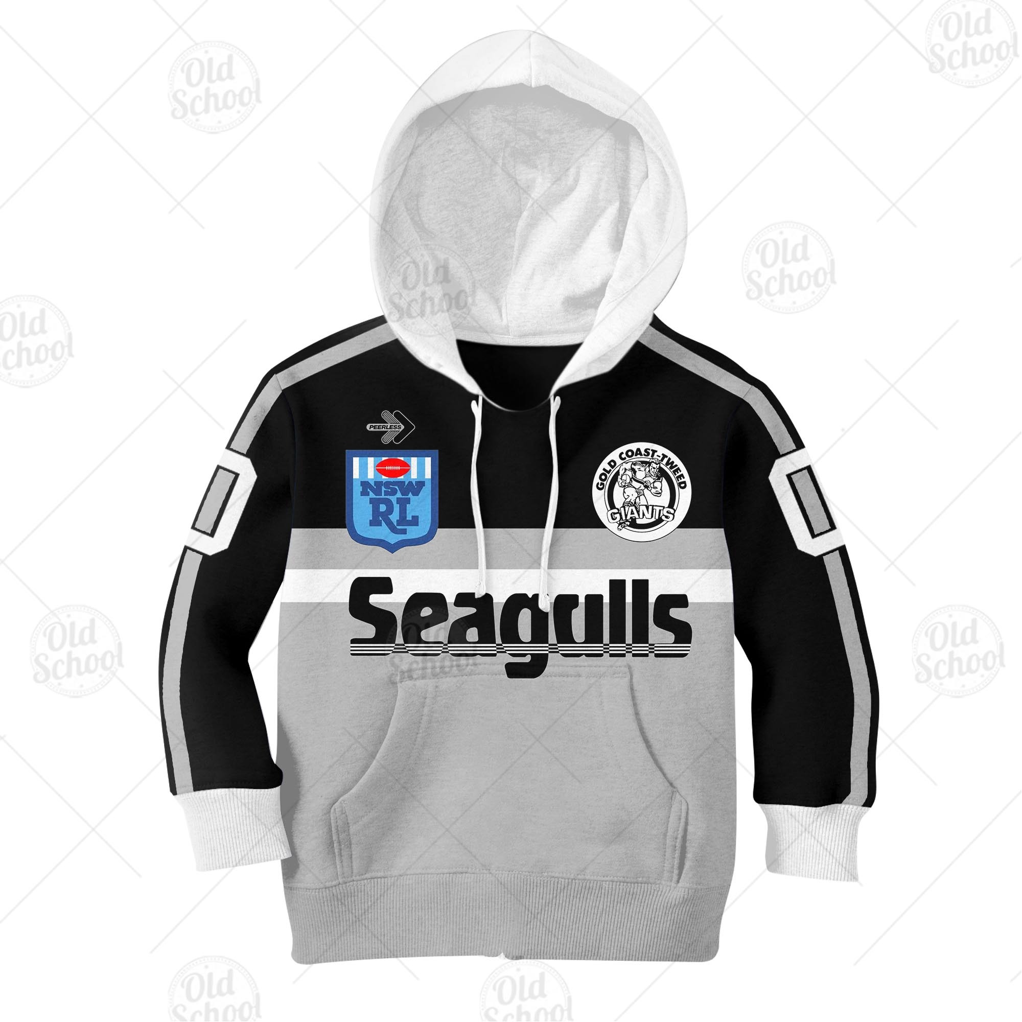 Personalize Gold Coast Giants NRL Vintage 1988 Home Jersey for Kids - OldSchoolThings - Personalize Your Own New & Retro Sports Jerseys, Hoodies, T Shirts