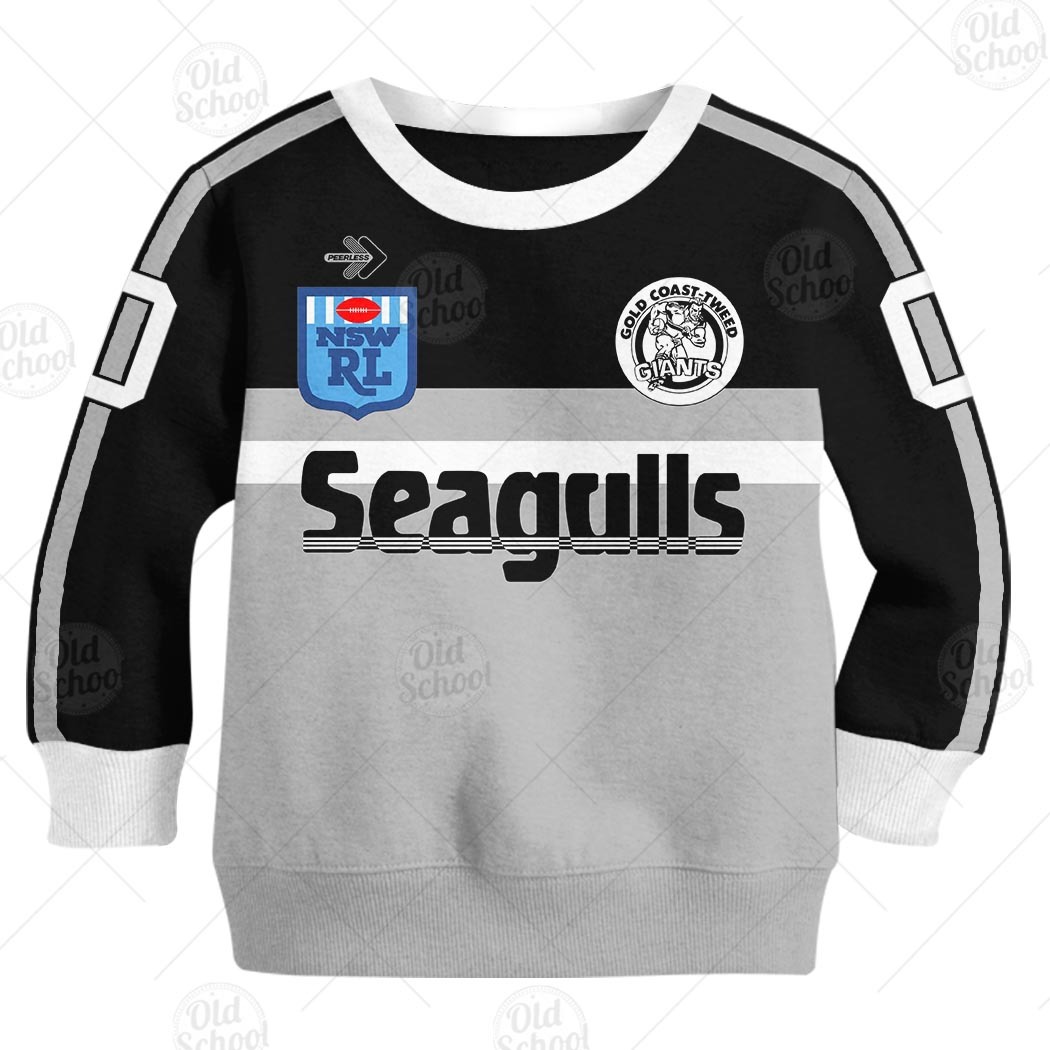 Personalize Gold Coast Giants NRL Vintage 1988 Home Jersey for Kids - OldSchoolThings - Personalize Your Own New & Retro Sports Jerseys, Hoodies, T Shirts