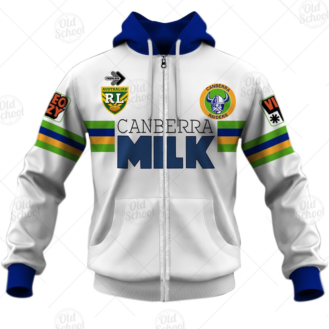 Personalise ARL/NRL Canberra Raiders 1995 Away Jersey Vintage Retro - OldSchoolThings - Personalize Your Own New & Retro Sports Jerseys, Hoodies, T Shirts