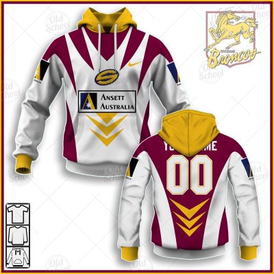 Personalise ARL/NRL Brisbane Broncos 1997 Vintage Retro Jersey - OldSchoolThings - Personalize Your Own New & Retro Sports Jerseys, Hoodies, T Shirts