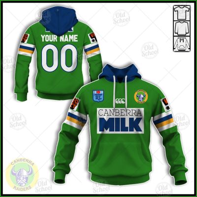 Personalise NRL Canberra Raiders 1994 Vintage Jersey - OldSchoolThings - Personalize Your Own New & Retro Sports Jerseys, Hoodies, T Shirts