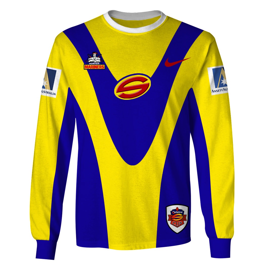Personalize Hunter Mariners 90s Vintage NRL Jersey - OldSchoolThings - Personalize Your Own New & Retro Sports Jerseys, Hoodies, T Shirts