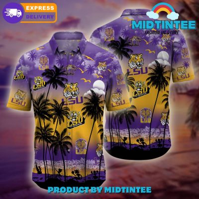 LSU Tigers Logo Combo Hawaiian Shirt, Shorts