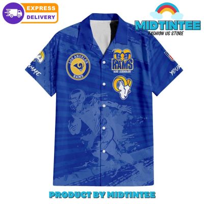 Los Angeles Rams Personalized Combo Hawaiian Shirt And Short