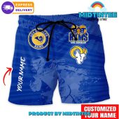Los Angeles Rams Personalized Combo Hawaiian Shirt And Short - demo10