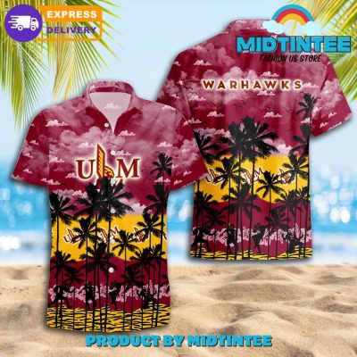 Louisiana Monroe Warhawks Hawaiian Shirt Trending Summer Louisiana Monroe Warhawks Hawaiian Shirt Trending Summer