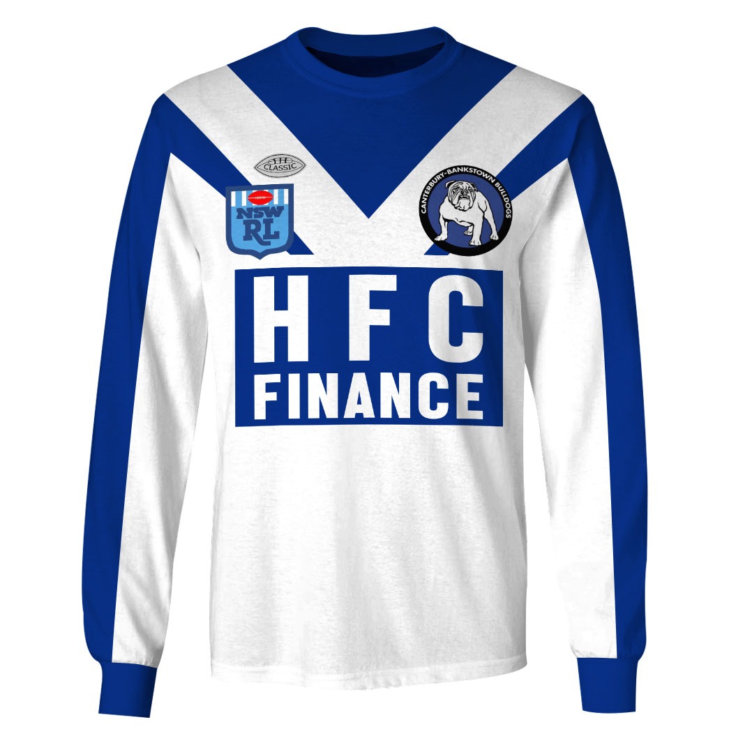 Canterbury Bankstown Bulldogs HFC 1985 ARL/NRL Retro Heritage Jersey - OldSchoolThings - Personalize Your Own New & Retro Sports Jerseys, Hoodies, T Shirts