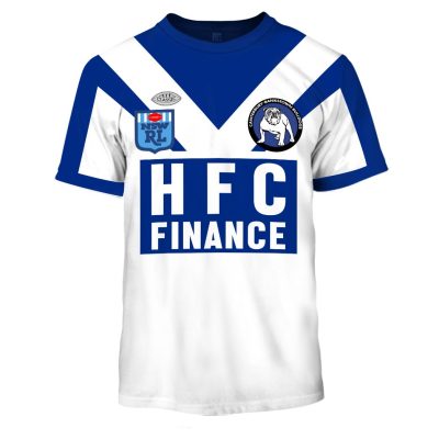 Canterbury Bankstown Bulldogs HFC 1985 ARL/NRL Retro Heritage Jersey - OldSchoolThings - Personalize Your Own New & Retro Sports Jerseys, Hoodies, T Shirts