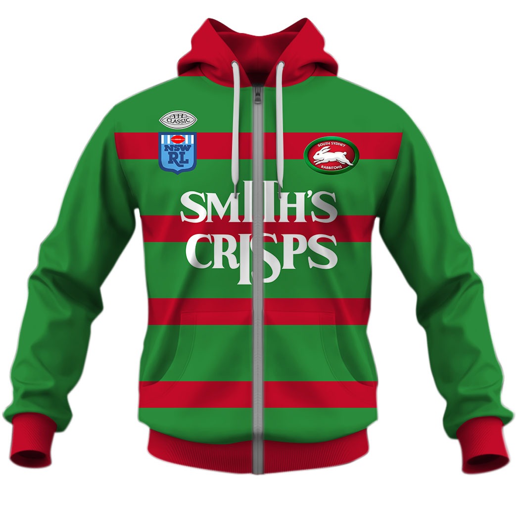 1989 South Sydney Rabbitohs Retro Jersey - OldSchoolThings - Personalize Your Own New & Retro Sports Jerseys, Hoodies, T Shirts