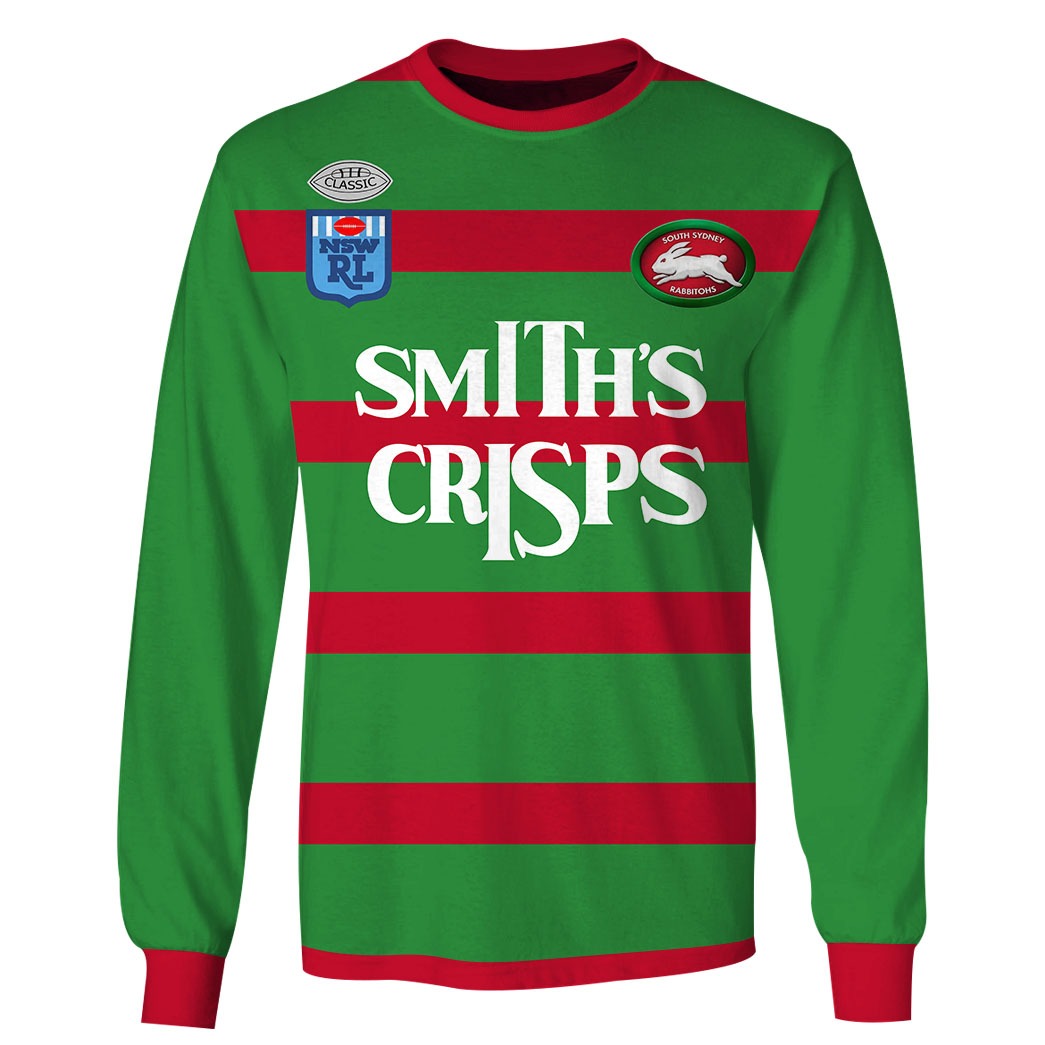 1989 South Sydney Rabbitohs Retro Jersey - OldSchoolThings - Personalize Your Own New & Retro Sports Jerseys, Hoodies, T Shirts