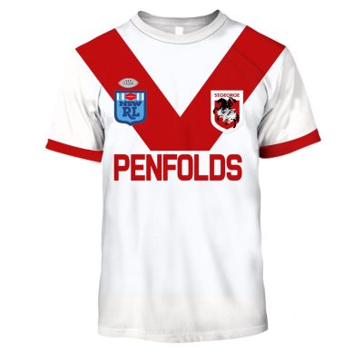 St George Dragons 1989 ARL/NRL Vintage Retro Heritage Jersey - OldSchoolThings - Personalize Your Own New & Retro Sports Jerseys, Hoodies, T Shirts