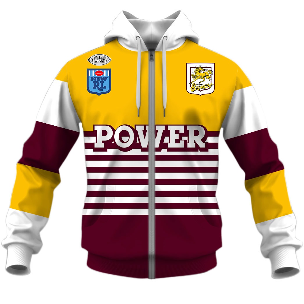 Brisbane Broncos 1988 ARL/NRL Vintage Retro Heritage Jersey - OldSchoolThings - Personalize Your Own New & Retro Sports Jerseys, Hoodies, T Shirts