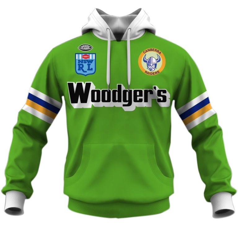 Canberra Raiders 1989 Woodgers ARL/NRL Vintage Retro Heritage Jersey - OldSchoolThings - Personalize Your Own New & Retro Sports Jerseys, Hoodies, T Shirts
