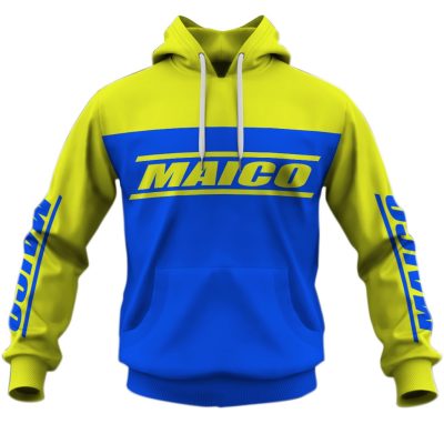 Vintage Style Blue Maico Motocross Jersey MX Enduro AHRMA motorcycle - OldSchoolThings - Personalize Your Own New & Retro Sports Jerseys, Hoodies, T Shirts