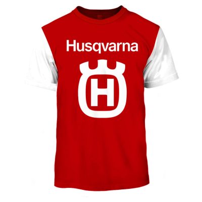 Vintage Style Red Husqvarna Motocross Jersey MX Enduro AHRMA motorcycle - OldSchoolThings - Personalize Your Own New & Retro Sports Jerseys, Hoodies, T Shirts