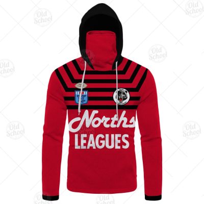 Personalised North Sydney Bears 1991 ARL/NRL Vintage Retro Jersey Mask Hoodie - OldSchoolThings - Personalize Your Own New & Retro Sports Jerseys, Hoodies, T Shirts