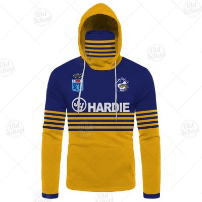 Personalised Parramatta Eels 1986 ARL/NRL Vintage Retro Jersey Mask Hoodie - OldSchoolThings - Personalize Your Own New & Retro Sports Jerseys, Hoodies, T Shirts