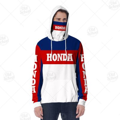 Personalized Vintage Style Honda Motocross Jersey MX Enduro AHRMA motorcycle dirt bike Mask Hoodie - OldSchoolThings - Personalize Your Own New & Retro Sports Jerseys, Hoodies, T Shirts