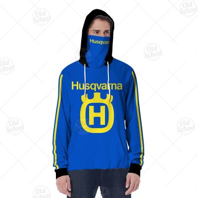 Personalized Vintage Style Husqvarna Motocross Jersey MX Enduro AHRMA Husky motorcycle dirt bike Mask Hoodie - OldSchoolThings - Personalize Your Own New & Retro Sports Jerseys, Hoodies, T Shirts