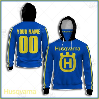 Personalized Vintage Style Husqvarna Motocross Jersey MX Enduro AHRMA Husky motorcycle dirt bike Mask Hoodie - OldSchoolThings - Personalize Your Own New & Retro Sports Jerseys, Hoodies, T Shirts